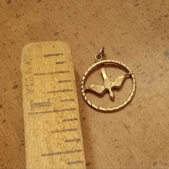 Chapel 1/20 Gold Holy Spirit Dove Pendant - Picture 5 of 8